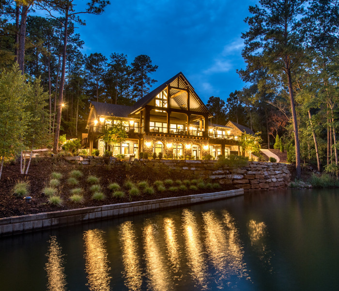 Dickman Lakeside Night Blue Sky